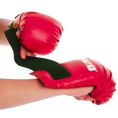 Накладки (перчатки) для карате SPORTKO UR NK2 (кожвинил, р-р S-L, манжет на резинке, цвета в ассортименте)