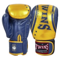 Перчатки боксерские кожаные на липучке TWINS FBGVL3-TW4 (р-р 10-16oz, цвета в ассортименте)