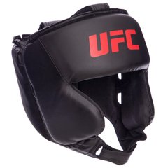 Шлем боксерский в мексиканском стиле PU UFC UHK-69759 (р-р M, черный)