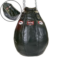 Мешок боксерский (чехол) Каплевидный кожаный (без наполнителя) TWINS PPL-L (d-60см,l-85см, цвета в ассортименте)