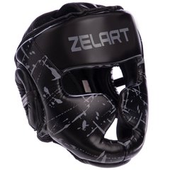 Шлем боксерский детский с полной защитой PU Zelart BO-0394 (цвета в ассортименте, р-р S-M)