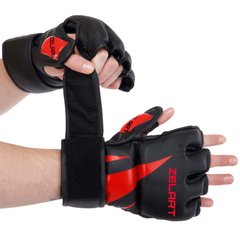Перчатки для смешанных единоборств MMA PU Zelart BO-8355 (р-р M-XL, цвета в ассортименте)