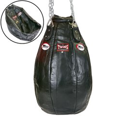 Мешок боксерский (чехол) Каплевидный кожаный (без наполнителя) TWINS PPL-S (d-40см l-65см, цвета в ассортименте)