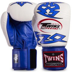Перчатки боксерские кожаные на липучке TWINS FBGVL3-28 (р-р 12-16oz, цвета в ассортименте)