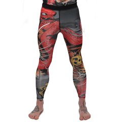 Компрессионные штаны First Player Red Tiger ( тайтсы, леггинсы ), XS