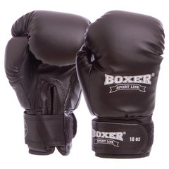 Перчатки боксерские искусственная кожа на липучке BOXER 2022 Элит (р-р 10-16oz, цвета в ассортименте)