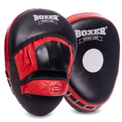 Лапа Вигнута шкіряна (2шт) BOXER 2012-01 Еліт (р-р 23х19х4, 5см, кольори в асортименті)