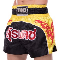 Шорты для тайского бокса и кикбоксинга TOP KING TKTBS-146 (сатин, нейлон, р-р XS-XXL, цвета в ассортименте)