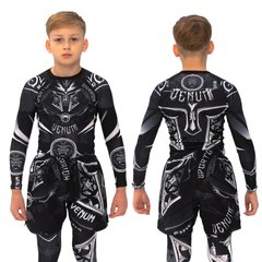 Детский тренировочный комплект Venum Gladiator (рашгард и шорты), 4XS