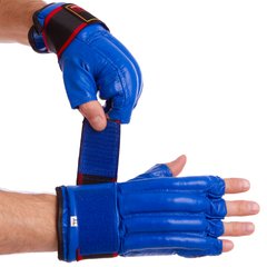 Снарядные перчатки шингарты кожаные с манжетом на липучке ZELART ZB-4011 (размер M-XL, цвета в ассортименте)