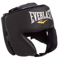 Шлем боксерский в мексиканском стиле PU EVERLAST 4022 (р-р L универсальный, черный)
