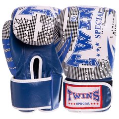 Перчатки боксерские кожаные на липучке TWN VL-2066 (р-р 10-12oz, цвета в ассортименте)