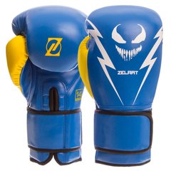Перчатки боксерские PU на липучке ZELART BO-1420 (р-р 10-14oz, цвета в ассортименте)