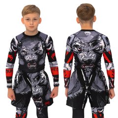 Комплект для тренировок детский Venum Werewolf - рашгард и шорты, 4XS