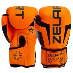 Перчатки боксерские PU на липучке Zelart BO-5698 (р-р 6-14oz, цвета в ассортименте)