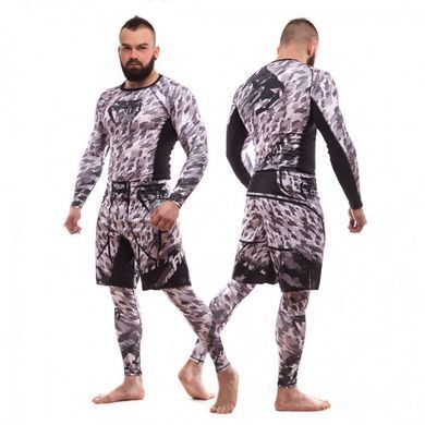 Компресійні штани Venum Tecmo Grey ( тайтси, легінси ), XS