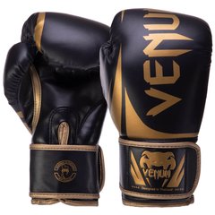 Перчатки боксерские кожаные на липучке VENUM CHALLENGER VN0661 (р-р 10-14oz, цвета в ассортименте)