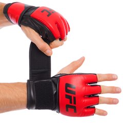 Перчатки для смешанных единоборств MMA PU UFC Contender UHK-69140 (р-р L/XL, 5oz, красный)