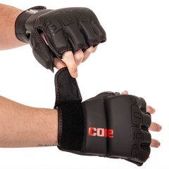 Перчатки для смешанных единоборств MMA PU CORE VL-8536 (размер S-XL, черный)