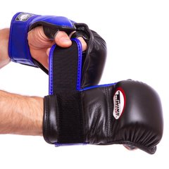 Перчатки для смешанных единоборств кожаные TWINS GGL-1 (р-р M-XL, цвета в ассортименте)