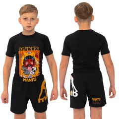 Детский тренировочный комплект Manto Diablo 2 в 1 – рашгард и шорты, 4XS