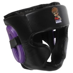 Шлем боксерский с полной защитой детский PU CORE BO-8545 (р-р XXS-M, цвета в ассортименте)